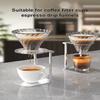 Stal Nierdzewna Uchwyt na Dripper do Kawy Lekki Stojak na Dripper do Kawy Przelewowej Akcesoria do Ekspresu do Kawy