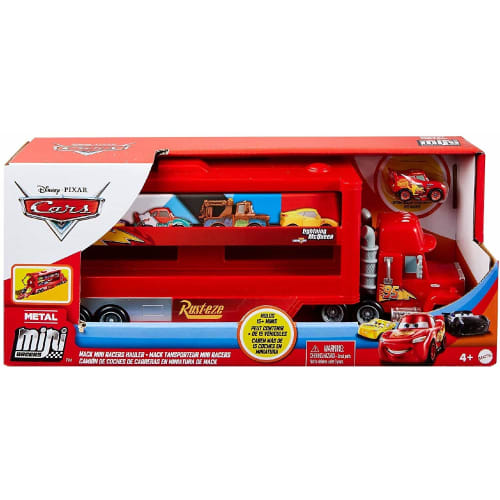 Hikyskin Cars 3 / Disney Crossroads Mattel Mini Racers Diecast Model Car Unisex Mack Transporter Hauler Disney Pixar Cars Mack Mini Racers Hauler
