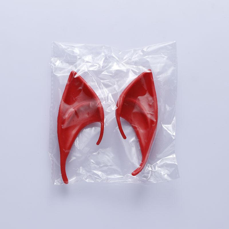 Halloween Elf Ears Cosplay Anime Game Halloween Party Costumes Props Latex Colorfull DIY Elves Ears Angel Wearing Fancy Dress