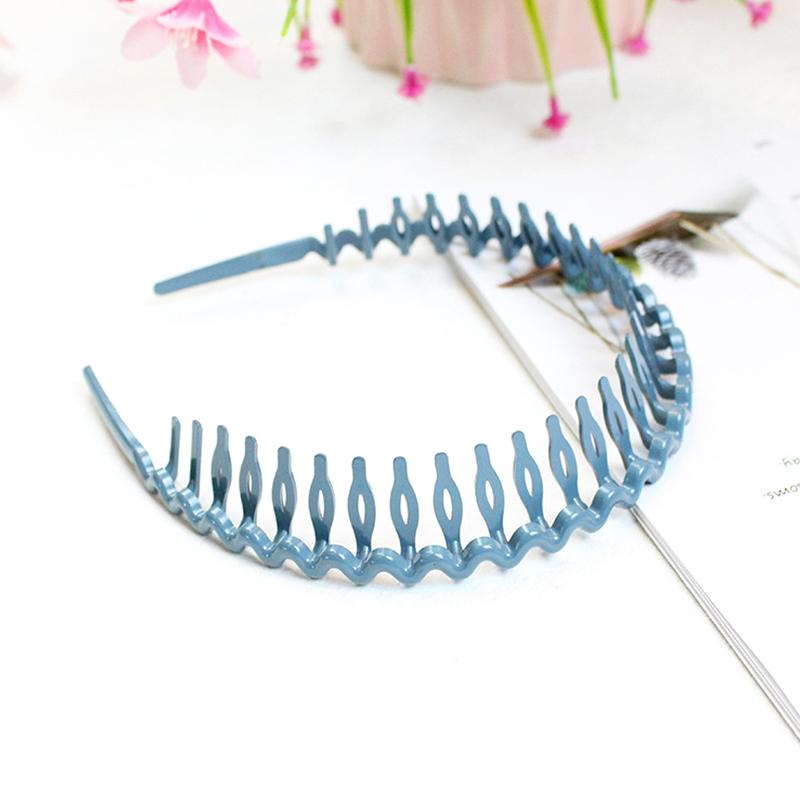 1Pc Headband Convenient Wave Big Comb Simple Hairband Fashion Headdress Hair Hoop Plastic