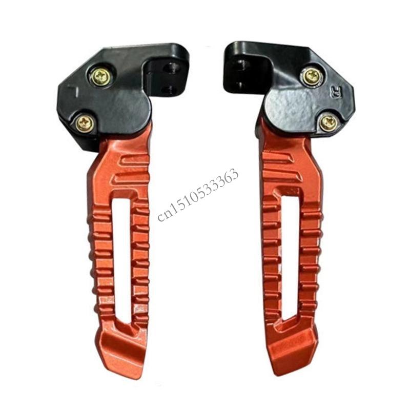 090E Motorbike Accessory Foot Pedal Footrests Easy Installation Footrest Pedal for 150cc 125cc Motorcycle Foot Pegs Universal