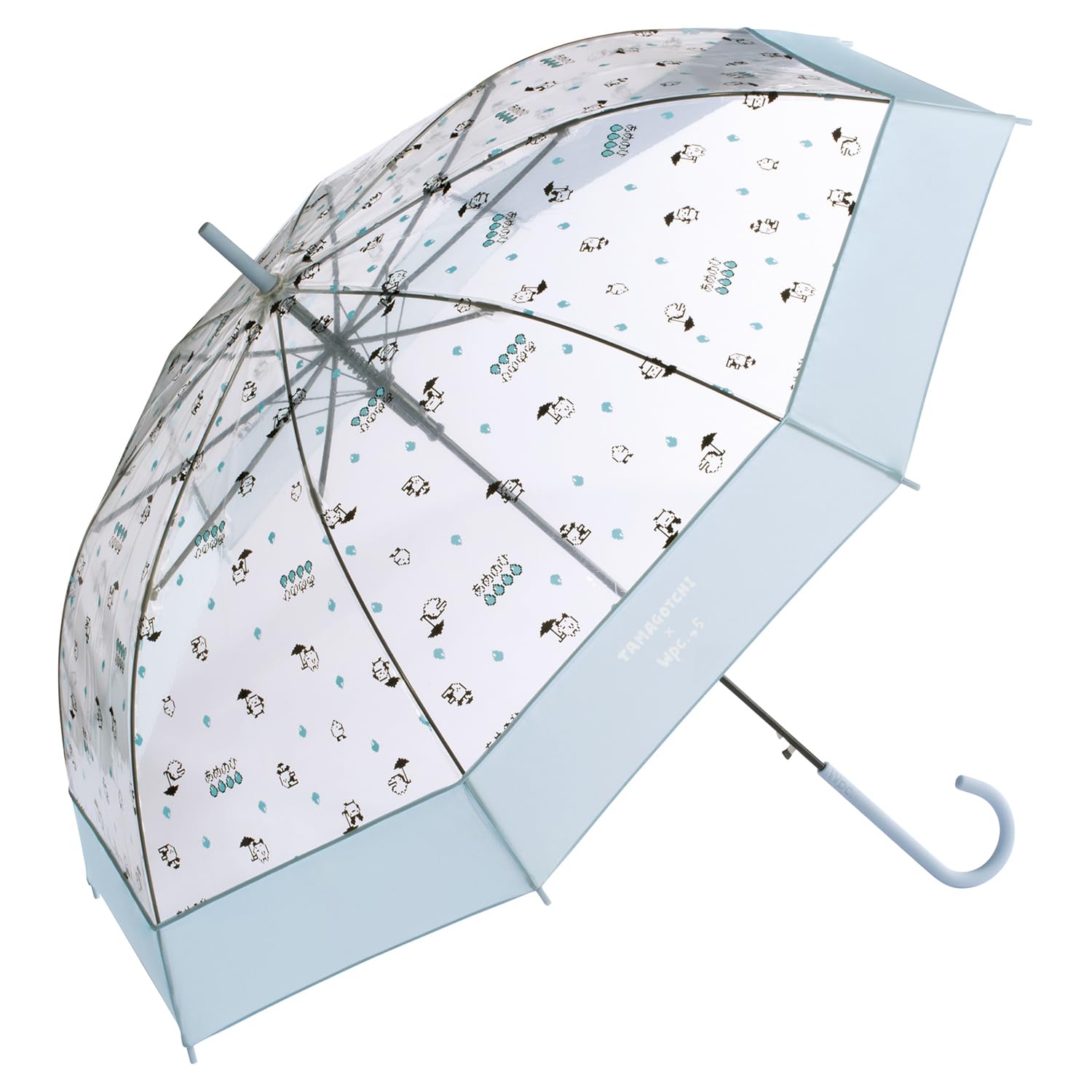 

Tamagotchi x Sax no Hi Большой зонт-трость 61 см, Коллаборация персонажей из игры, Стильный, Милый, Фотогеничный, Для поездок на работу или учебу, Ретро Wpc.