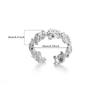 Marine Life Zircon Turtle Rings For Women Gold Color Stainless Steel Turtle Ring Summer Vacation Jewelry Wedding Gift