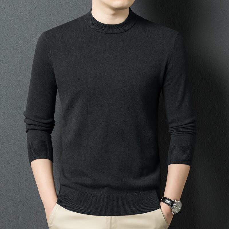 Men's Business Casual Wool Cashmere Blend Pullover Sweater