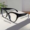 Oversized Cat Eye Glasses Women  New Fashion Vintage Optical Frames Trendy Stylish Design Non-prescription Eyeglasses