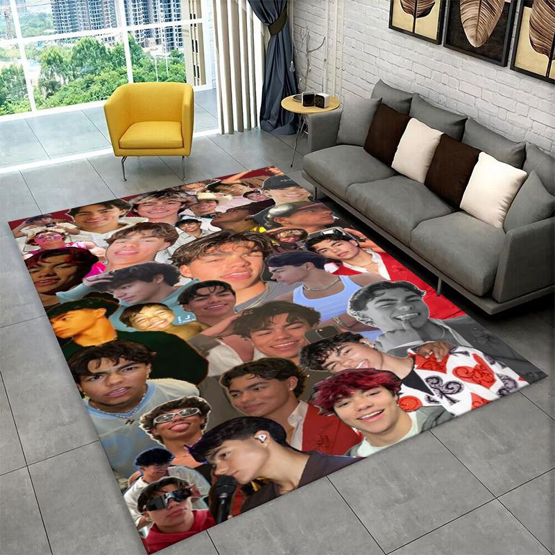 Fashion Malachi Barton Star Non-Slip Area Rug for Living Room,Bedroom,Playroom,Soft Carpet Floor Mat Home Decor Rug Kids Room