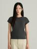 Biolses Cap-Sleeve Raglan T-Shirt_Charcoal