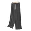 Women's Striped Wide-Leg Pants: Spring/Summer, Lightweight, Loose Fit, Versatile, Plus Size