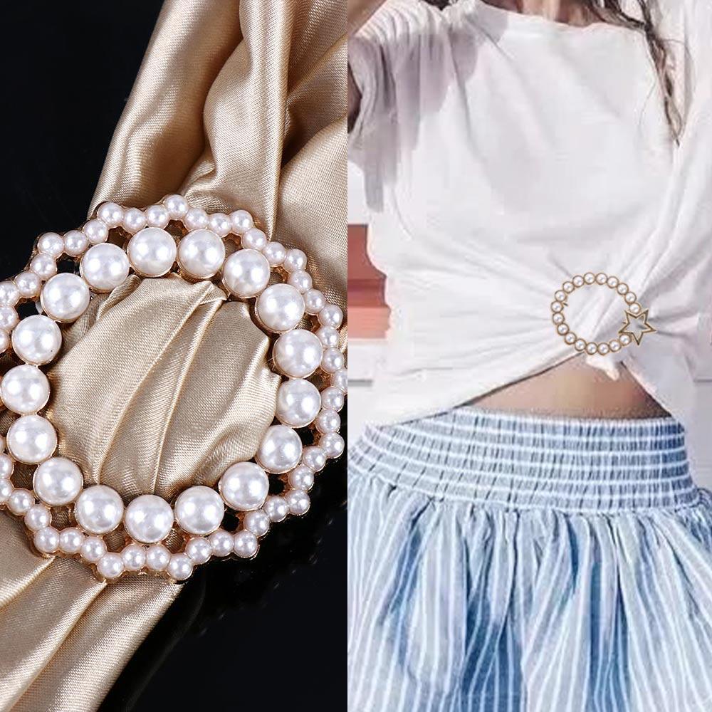 Bekleidungszubehör Party Schmuck Ecke Knotenknöpfe Schal Schnalle Brosche Kleidung Taillenschnalle