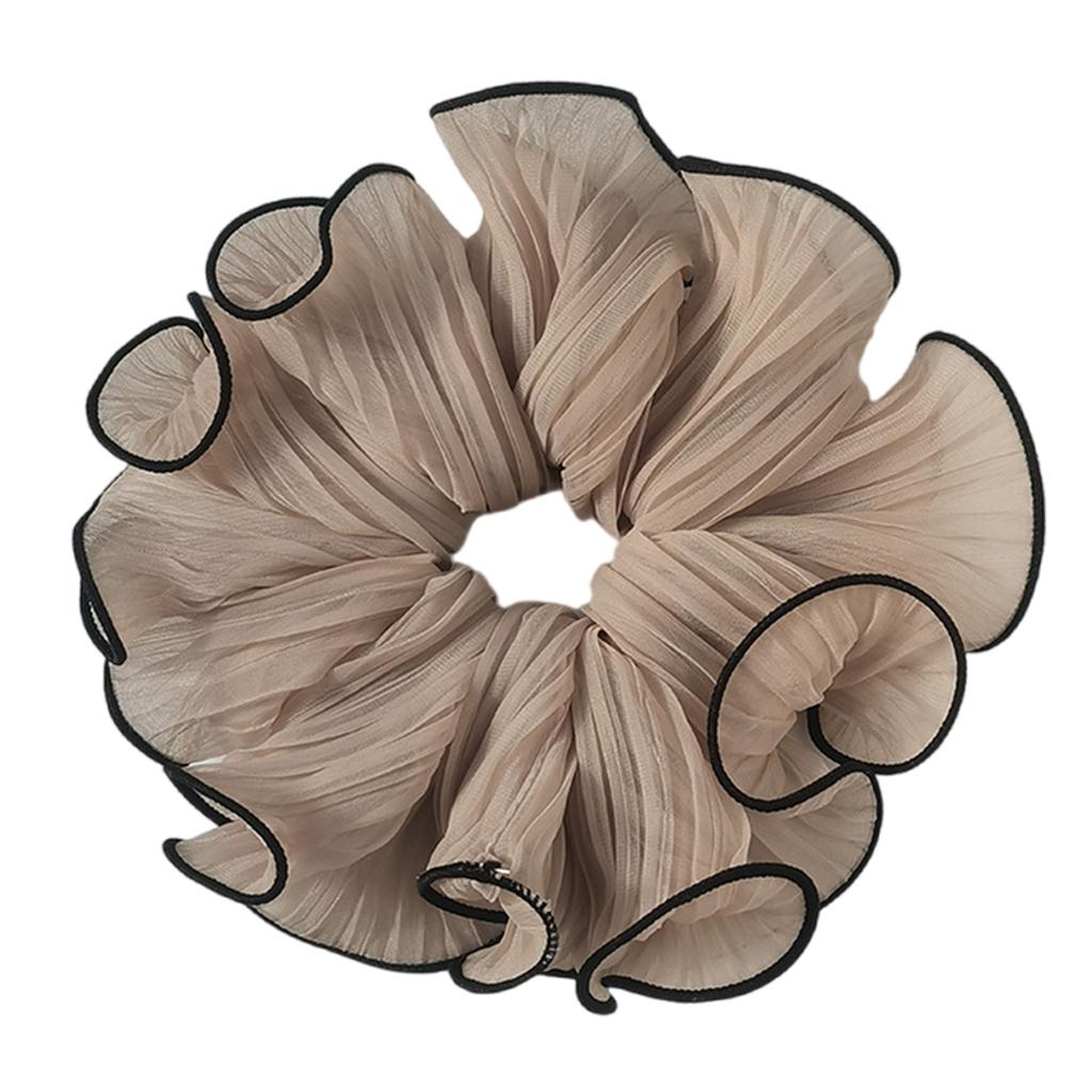 Ruched Hair Scrunchies Thick Oversized Hair Scrunchy Elegant Hair Rope Scrunchy Women Ponytail Holder