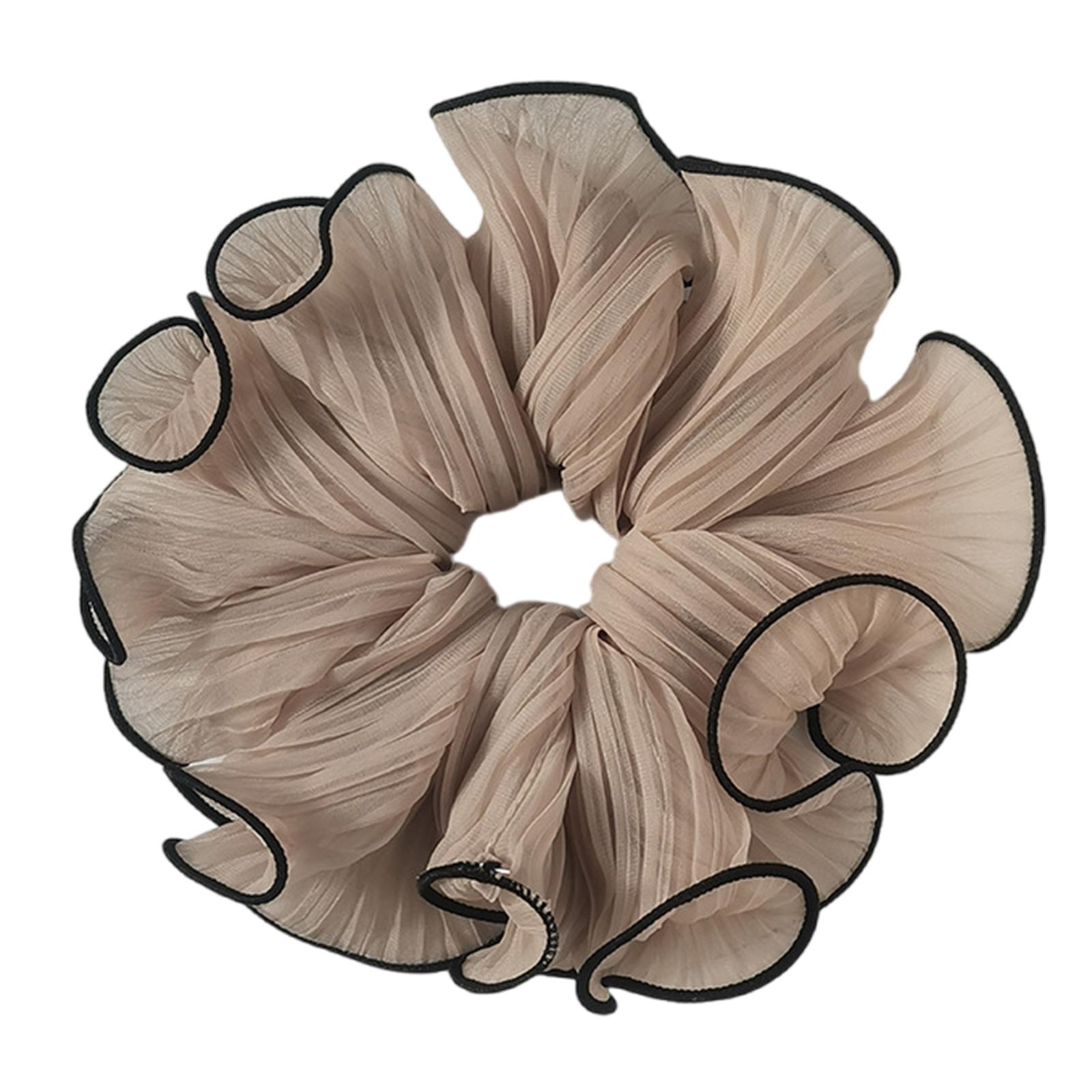 

Сборчатые резинки для волос Толстые Увеличенные Резинки для волос Элегантная Веревка для волос Резинка Женский Держатель для хвостика 3