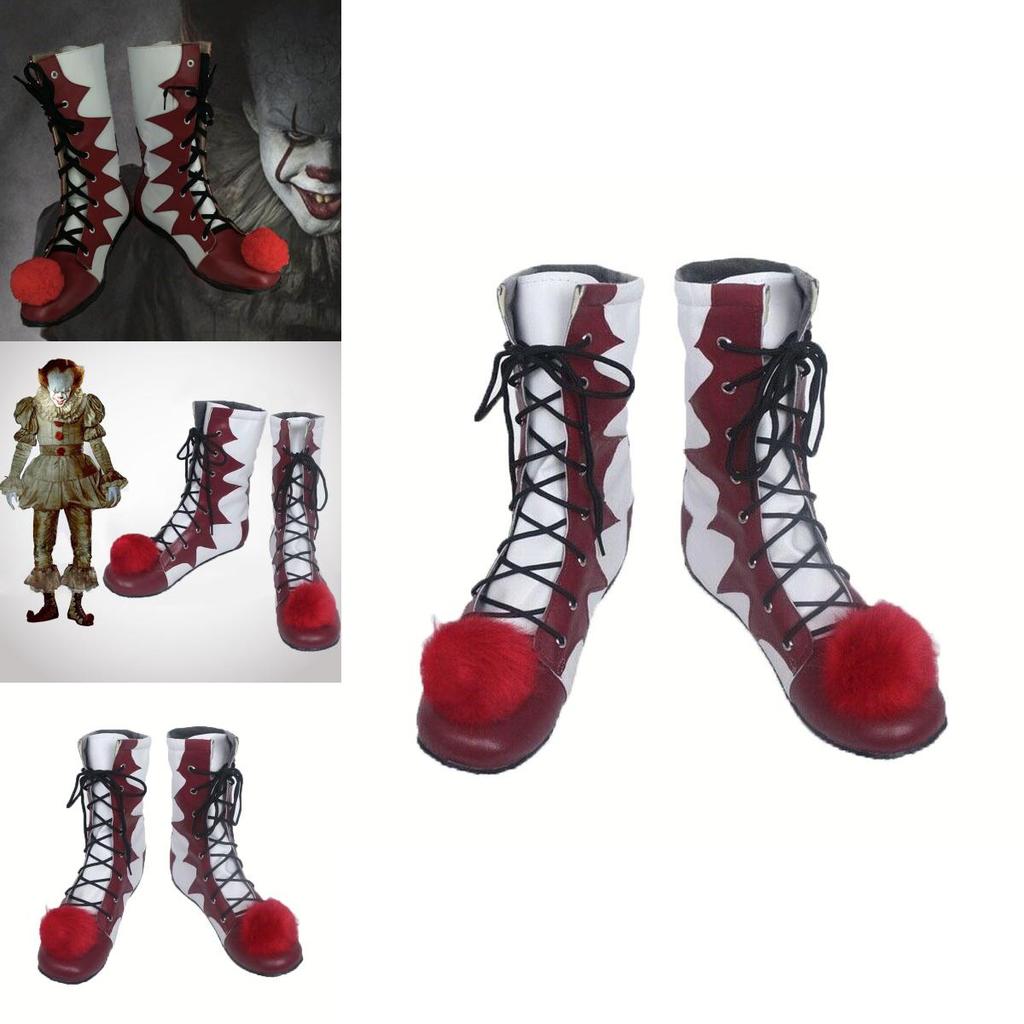 Authentic Joker Pennywise Cosplay It Horror Clown Killer Carnival Shoes Halloween Costume