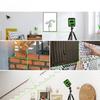 Portable Mini 2-Line Laser Infrared Leveling Tool High-Precision Bright Green Line Projector Kit