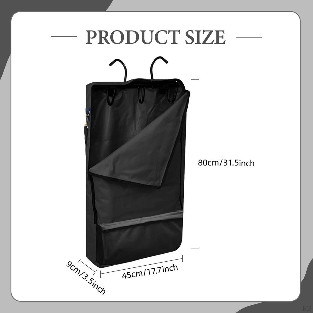 Bridle Bag for Horses Portable Scratch Resistant Stall Doors Leading Rope Trailer Gift Storage Tote