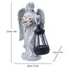 Antique Roman Column Knee Angel Solar Outdoor Light Antique Roman Column Knee Solar Outdoor Light Courtyard Ornament Light