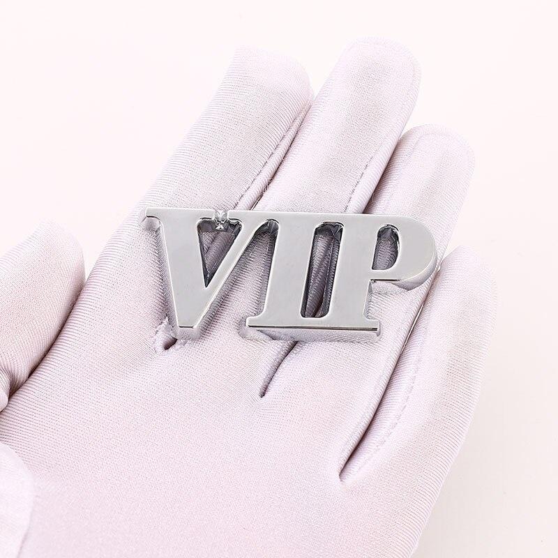 Autocolant pentru mașină Emblemă Insigna Auto VIP Logo 3D Autocolant metalic