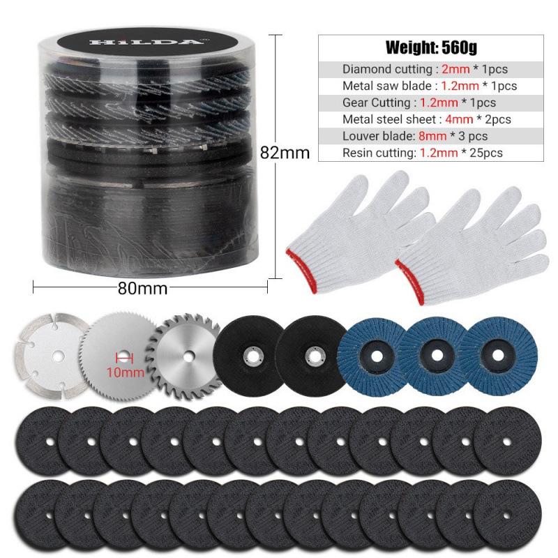 3-inch (75mm) Multifunctional Angle Grinder Accessory Set for Woodworking, Polishing, and Rust Removal.
