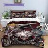 Gachiakuta Pattern Bedding,Quilt Set Quilt Cover Pillowcase Home Birthday Gift (1 * duvet cover + 2 * pillowcase, without core)