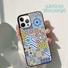 Autumu Moroccan Tiles Pattern soft Phone Case Cover for iPhone 17 Air 16 16e 15 12 11 13 14 Pro Max Apple Plus Coque