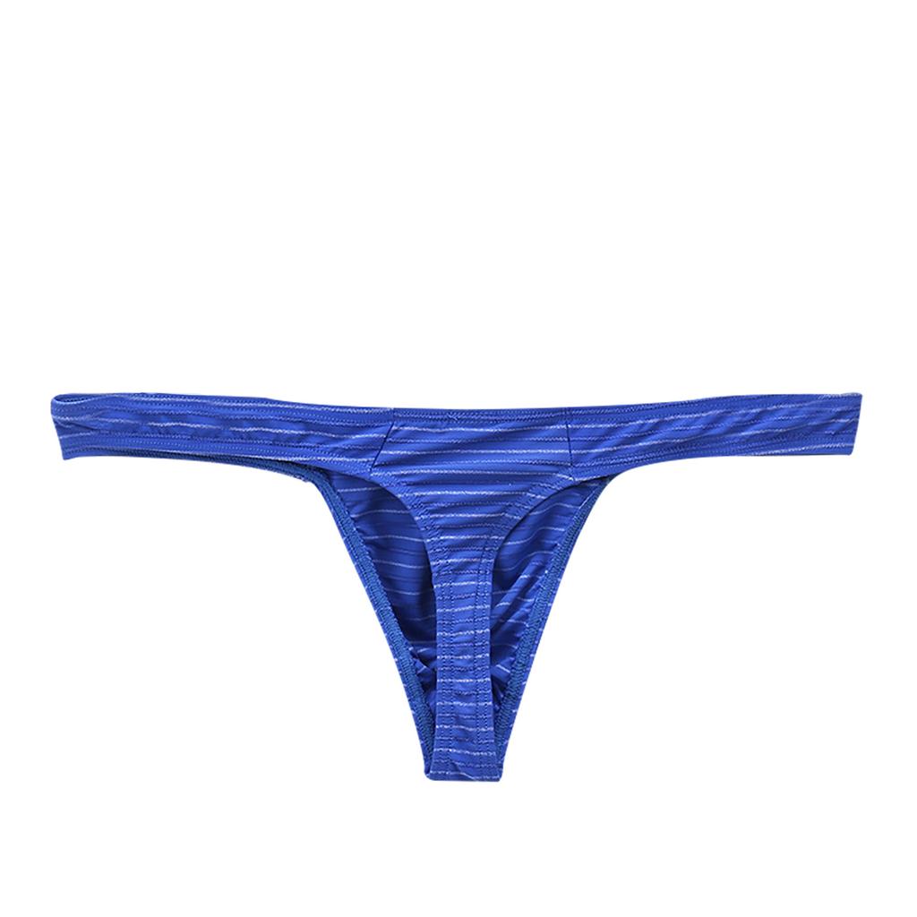 Men's Underwear Low Waist Fashion Color Stripes Comfortable Thong