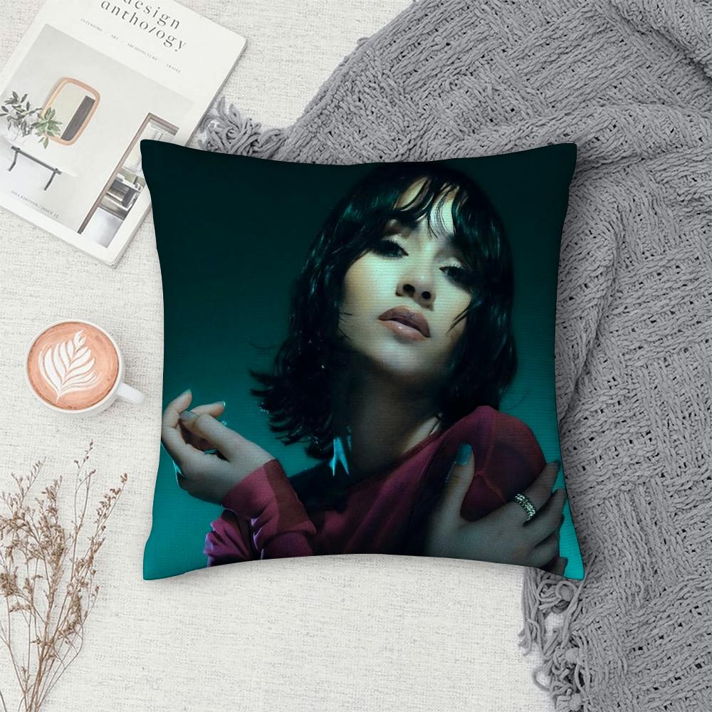 Singer A-Aitana O-Ocanas Pillow Case Sofa Decorative Home Double-sided Print Plush Square Throw Pillow Covers Cushion Decor