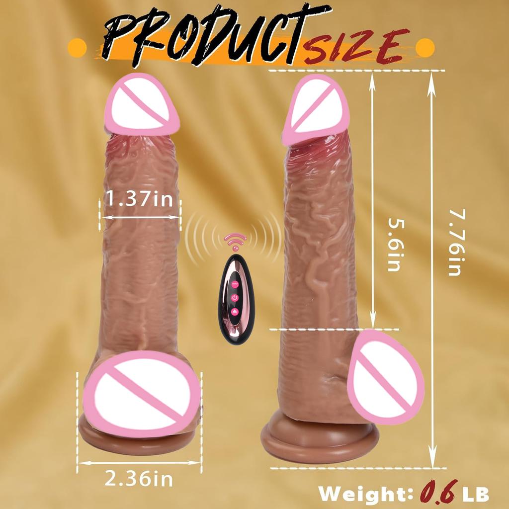Realistic Dildo Vibrating Telescopic Female Sex Toys Penetrating Anal Vagina Big Dick Masturbator Sex Machines Adult Product 18+