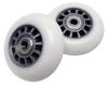 RANGS White Color Not Genuine Replacement for Lipstick Deluxe 68mm 2-Piece Wheels, (Rim Selectable), Mini,