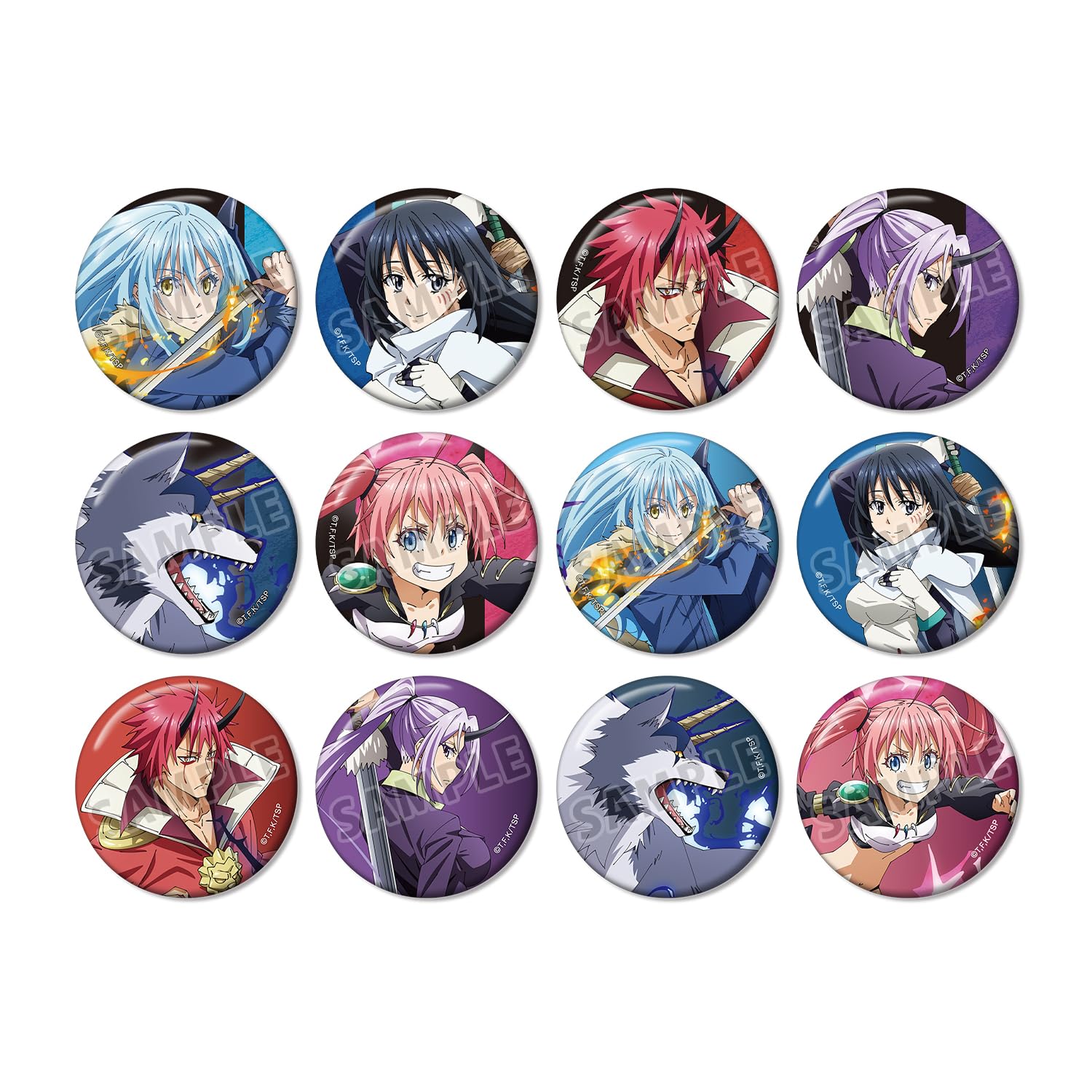 

That Time I Got Reincarnated as a Slime Trading Badges Box of 12