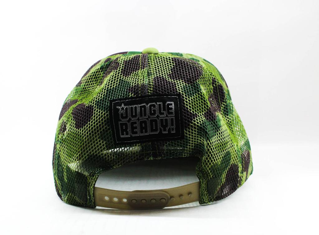 Feed Cap Jungle Mesh Cap Einheitsgröße Grünes Camo (0075)
