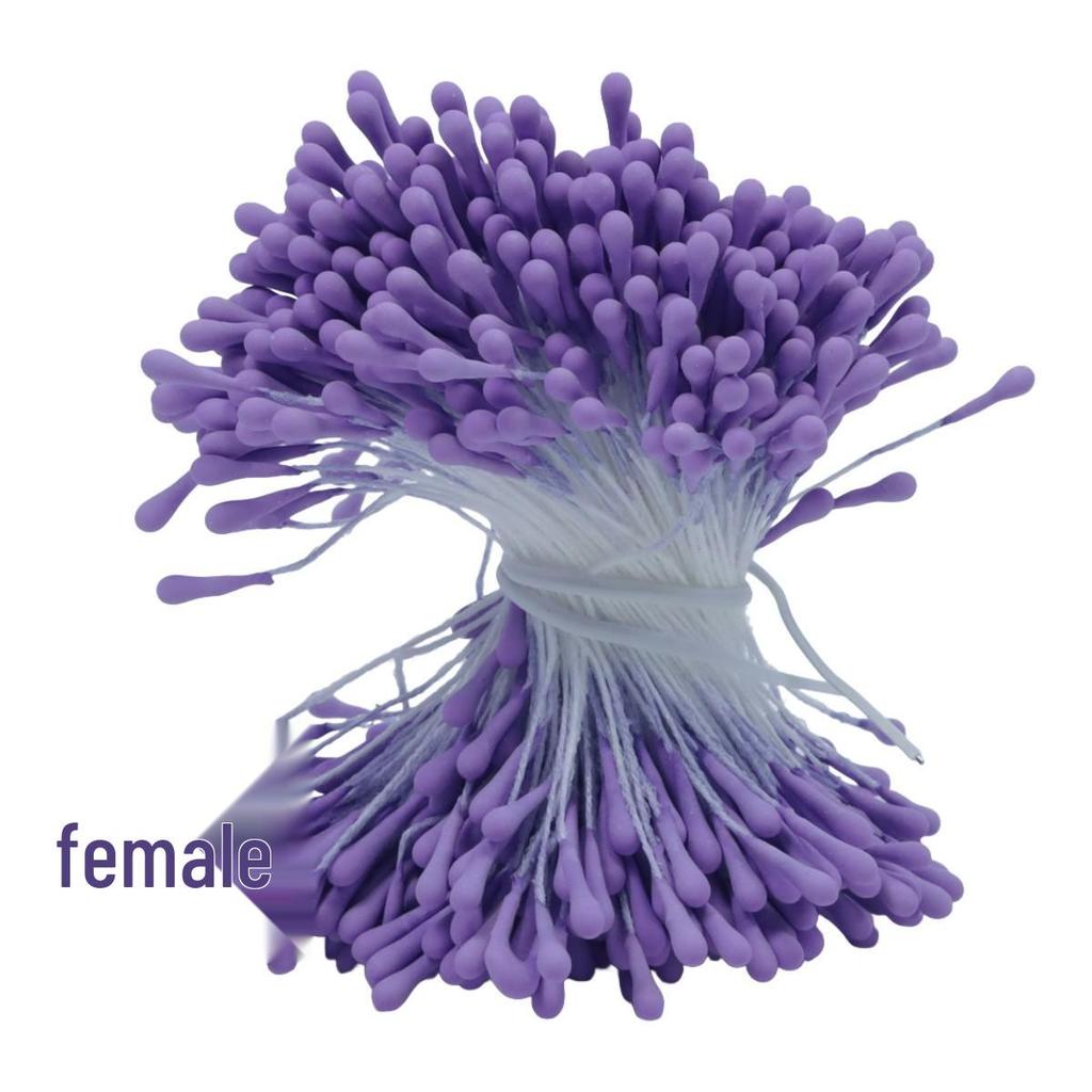 2mm 390 Root Matte Heart Flower Simulation, Eco-Friendly Rose Lily Stamen