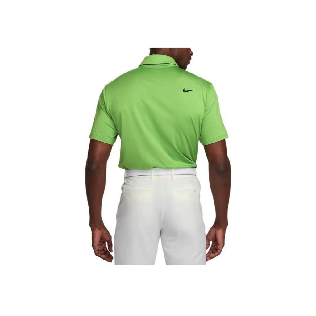 Nike Solid Golf Polo Men Polo Shirts Green DR5298-350