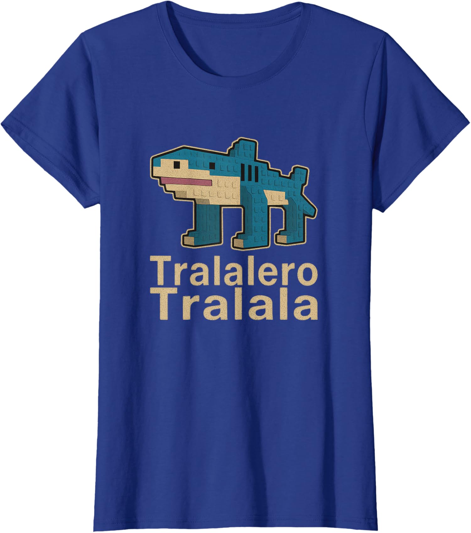 Tralalero Tralala - Funny Italian Brainrot Cringe Ladies  Crewneck T-Shirt Unisex T-Shirt S
