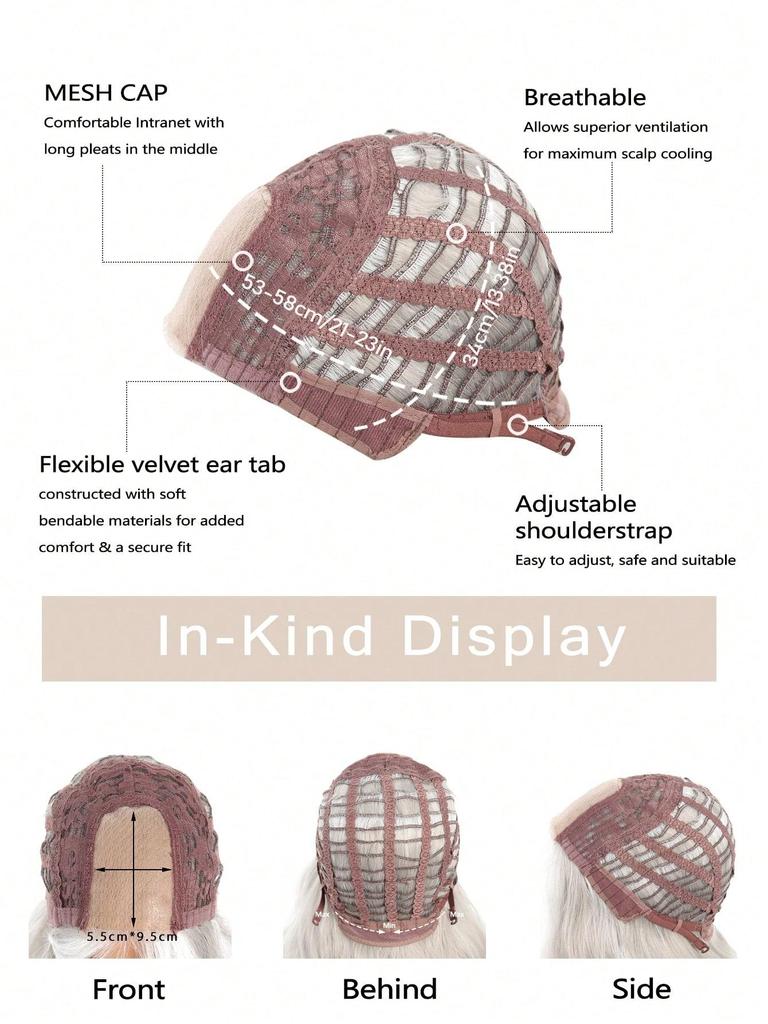 28 Inch Big Wavy Light Grey Wigs For Women Heat Resistant Fiber Wigs Beginners Friendly Wigs Perfort For Parties Halloween Christmas And Daily Use