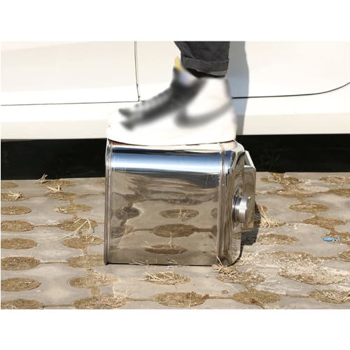 20L/25L Portable Gasoline Can, 304 Stainless Steel, Car Fuel Tank, Large Capacity Kerosene Tank with Filling Nozzle, High Seal, for Car Emergency Supp