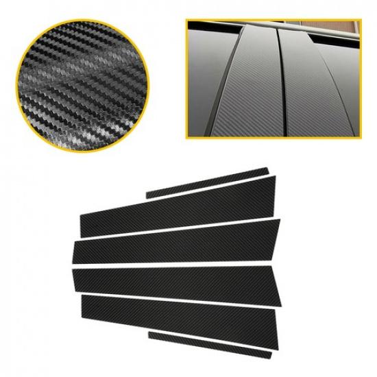 Fit for Charger Dodge Carbon 2011- Fiber Pillar Post Door Accessories Trim