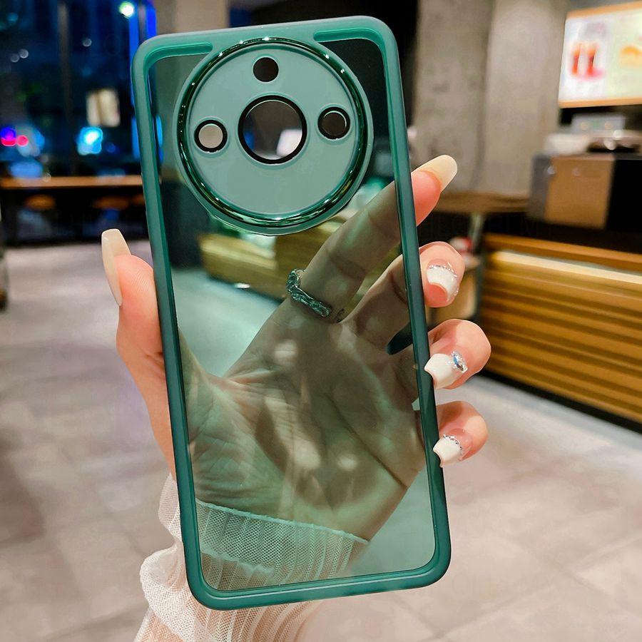 Transparent Phone Soft Case For Vivo Y72 5G Y52 V23 V27 OPPO A98 A79 A57 A77 A78 A96 A54 Realme C30 C31 C33 C35 C67 Camera Lens Protector Film Cover