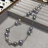 8M/10M Bead Necklace Metal Line Bead Necklace Women'S Light Luxury Fashion Neck Chain Collarbone Chain Batch