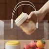 Portable Ice Maker Coffee Cup with Sealing Lid Press Type Ice Cube Cup Plastic Leakproof Drinking Cold Drink Cup Easy To Release