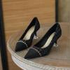 Fashion Hot Selling Women's High Heels, Classic High Heels, Bare Black Patent Leather, Luxurious Wedding Shoes for Women