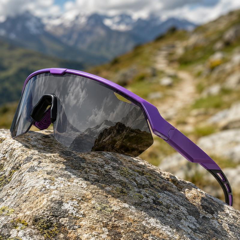 Photochromic Cycling Sunglasses UV400 Lightweight Sports Glasses Men Women MTB Road Bike Running Outdoor Windproof Eyewear 7