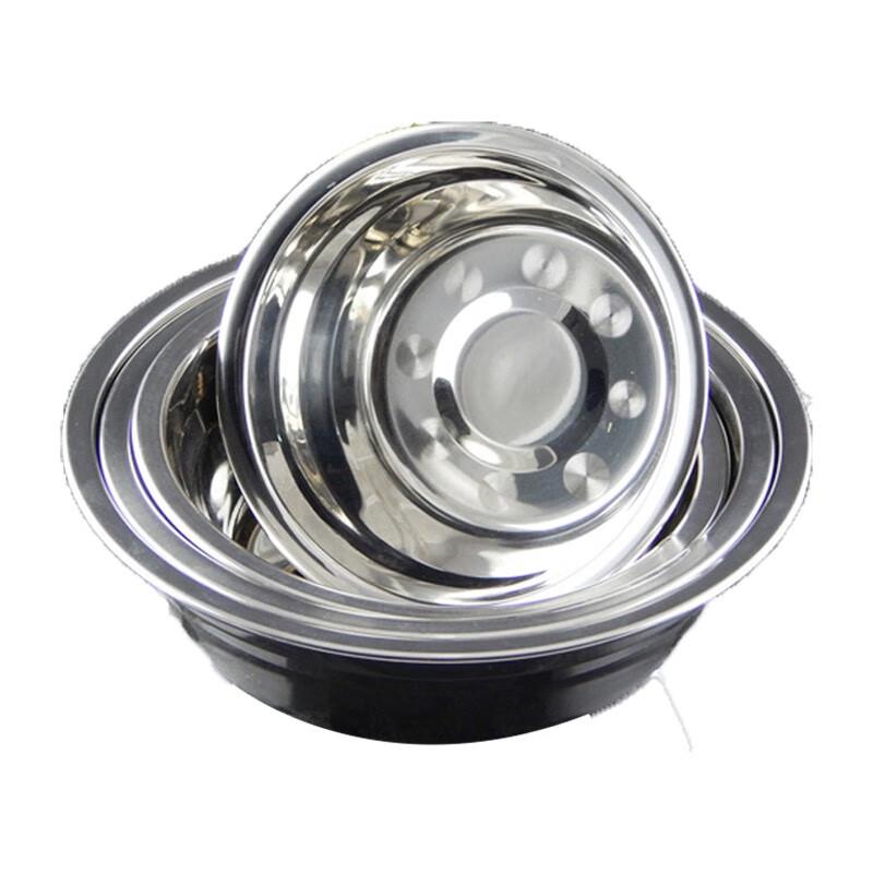 Extra Thick Stainless Steel Mixing & Soup Bowl Set Extra Thick 18cm (5-Pack)
