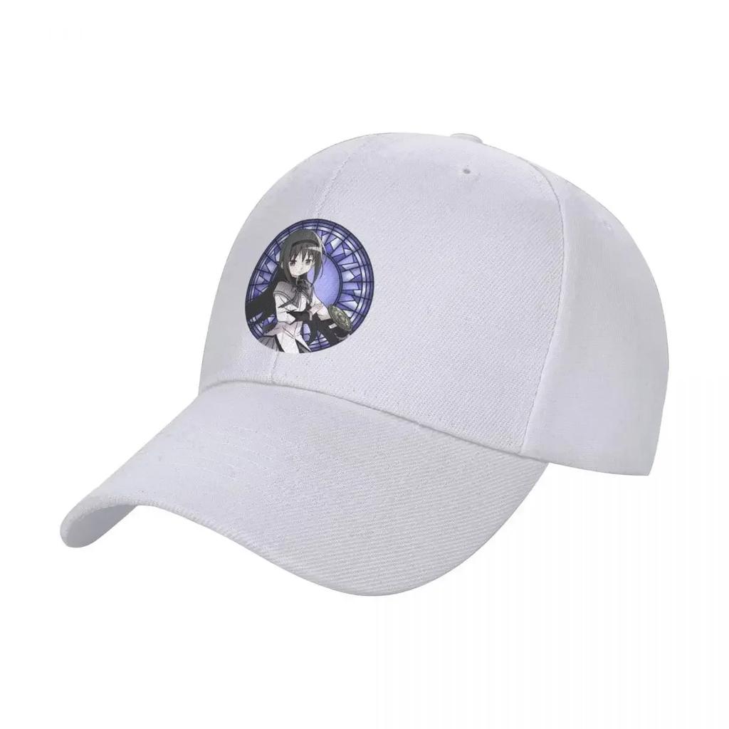 Homura Akemi Stained Glass From The Anime Madoka Magica Baseball Cap Golf Cap New In The Hat Rave Men Caps Womens