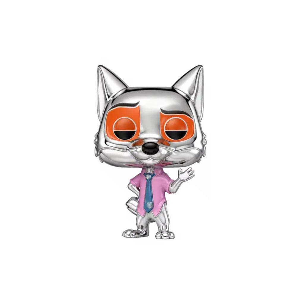 New Cute Blue Fox Rabbit Cartoon Necklace 925 Silver European Style Bracelet DIY Women's Charm Fashion Jewelry Gift