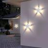 Modern Minimalist Four-Leaf Clover Outdoor Waterproof Wall Light for Courtyard, Balcony, and Aisle Decoration