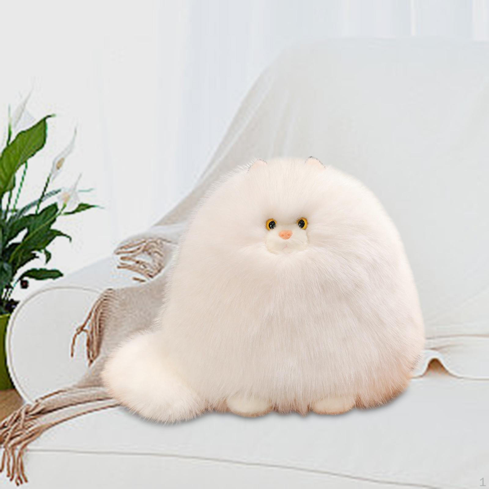 

Мягкая игрушка-кошка 12 дюймов коллекционная кукла для украшения автомобиля и семьи белый