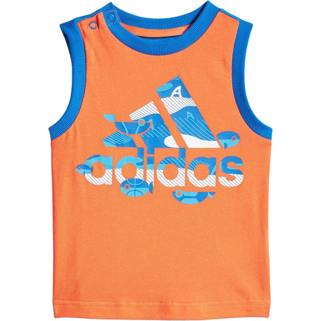 adidas Casual Sportswear Orange Red/Blue Infant And Toddler DZ2409