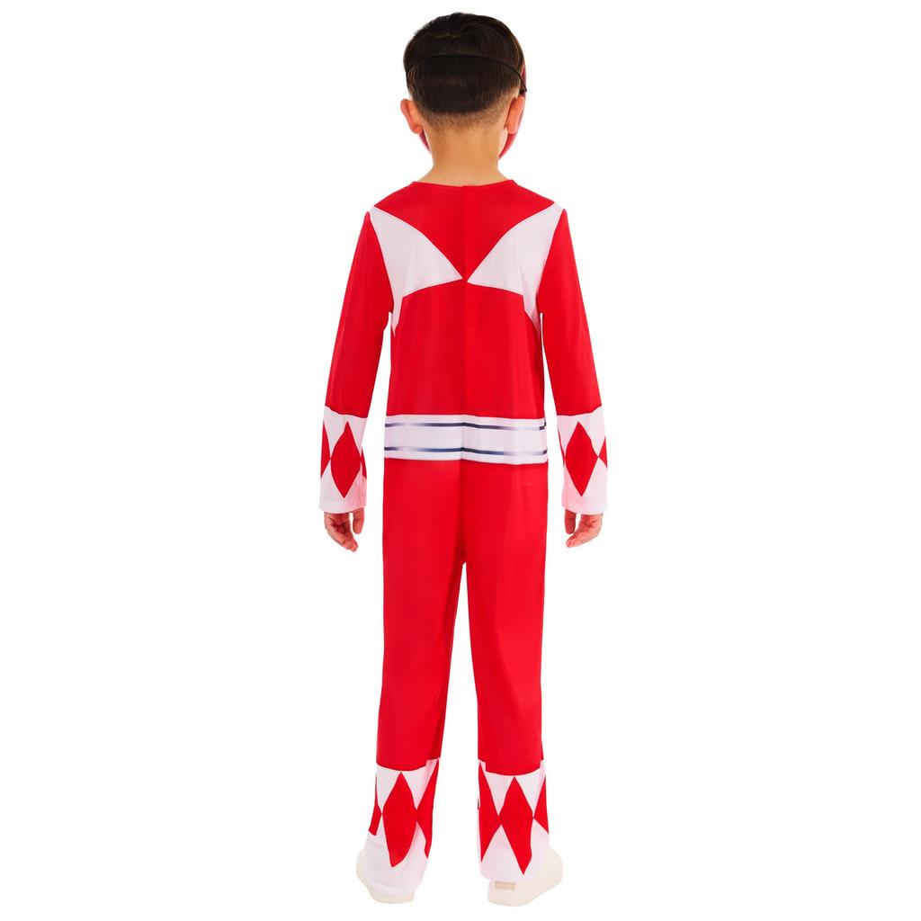 Mighty Morphin Power Rangers Childrens/Kids Red Power Ranger Costume