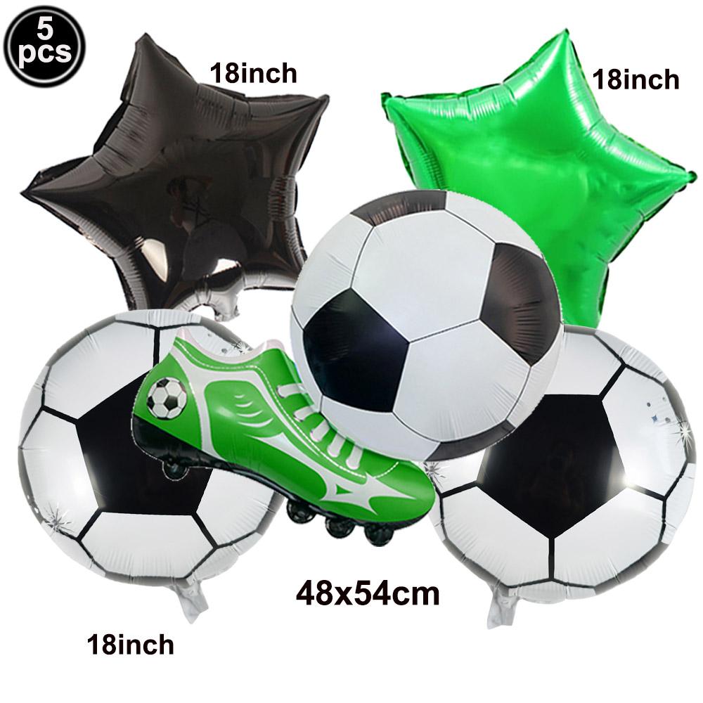 Standing Soccer Foil Balloon Kids Football Theme Birthday Party Baby Shower Decor Football Club Decor Supplies Boys Gifts