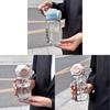 Plastic Double Drink Cup With Cartoon Pattern For Office And Home Use