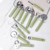 Multifunctional Kitchen Utensil Set: Stainless Steel Y-Handle Tools - Can Opener, Pizza Cutter, Cake Spatula